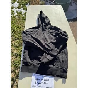 Stone Island Garment Dyed Logo Appliquéd Cotton Hoodie XL